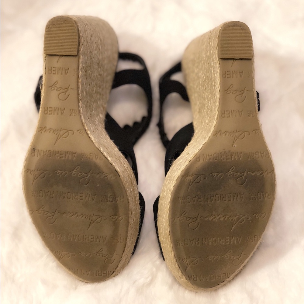 American Rag black wedges - Picture 4 of 4